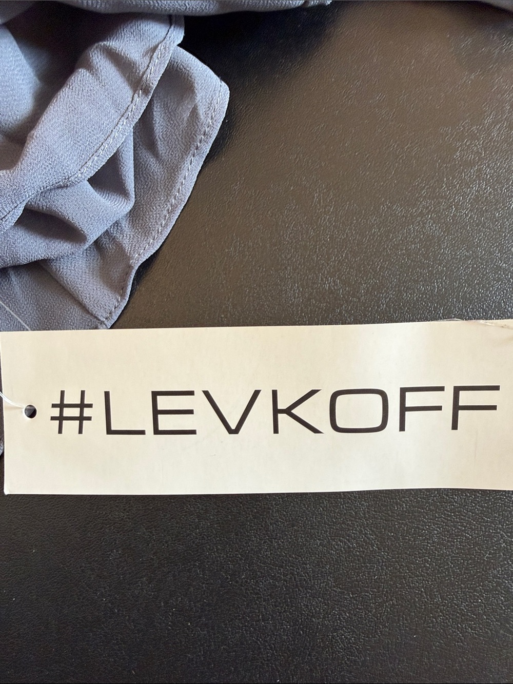 Bill Levkoff Lavender Gray Dress